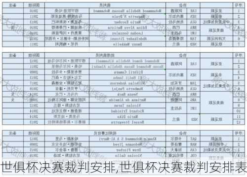 世俱杯决赛裁判安排,世俱杯决赛裁判安排表