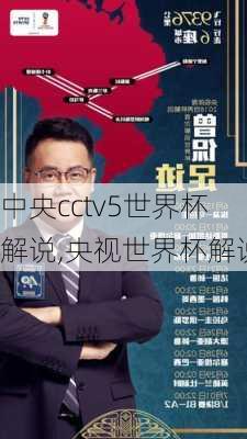 中央cctv5世界杯解说,央视世界杯解说