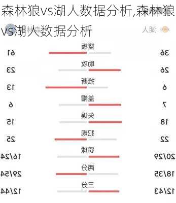 森林狼vs湖人数据分析,森林狼vs湖人数据分析