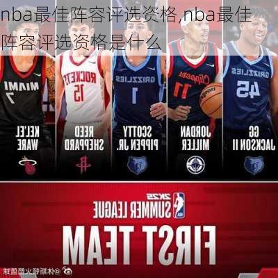 nba最佳阵容评选资格,nba最佳阵容评选资格是什么