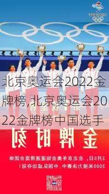 北京奥运会2022金牌榜,北京奥运会2022金牌榜中国选手